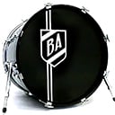 Bass Drum Shield Logo