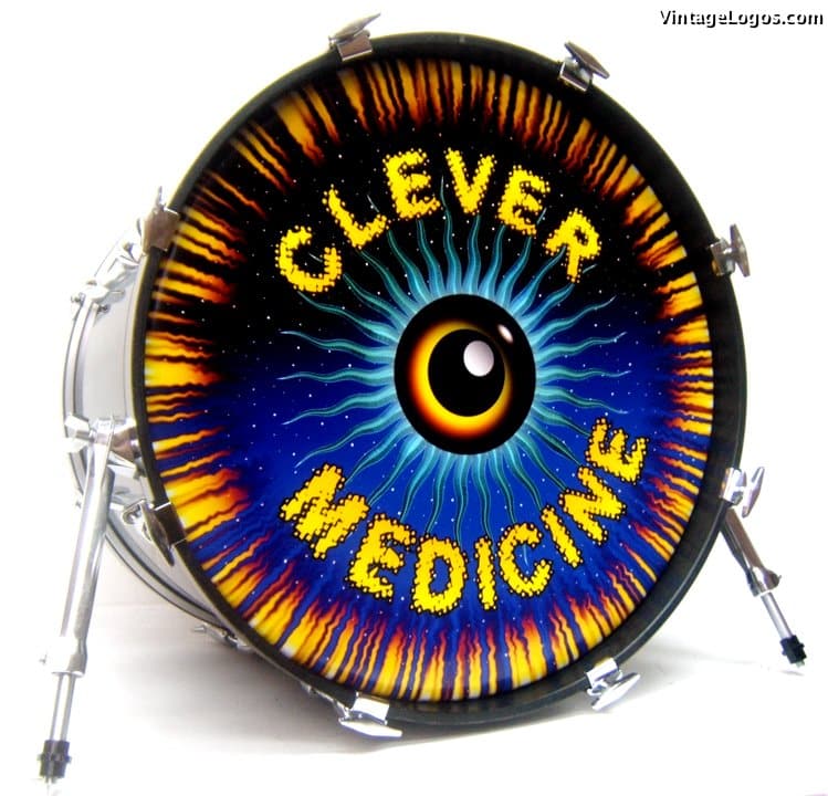 Clever Medicine Custom Bass Drumhead