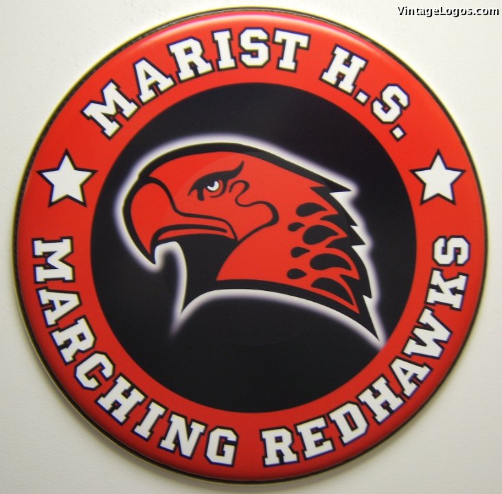 Marist HS Marching Redhawks - Marching Drumhead