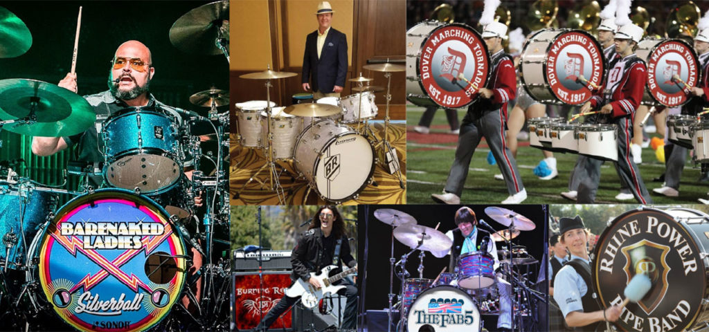 Vintage Logos Custom Drumheads