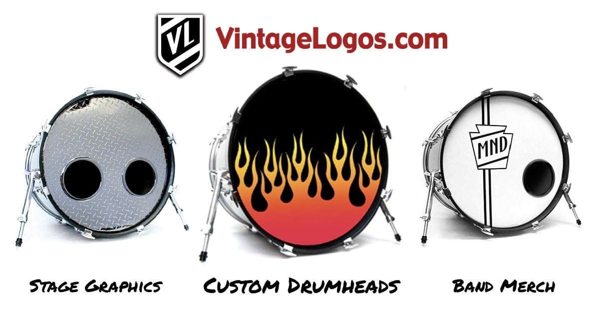 custom bass drum head skins