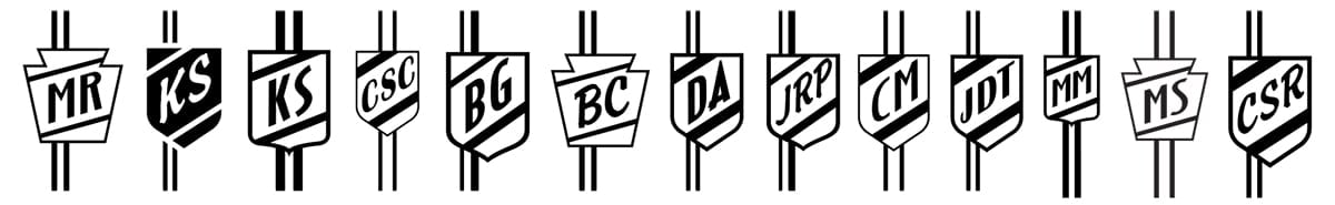 Bass Drum Shield Logo Crest