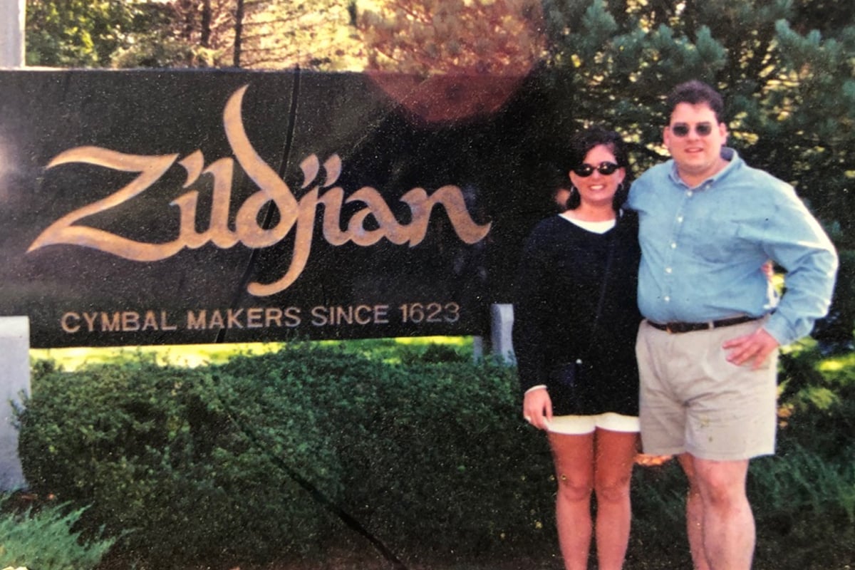 Shawn & Jen - owners of Vintage Logo Inc - 1997