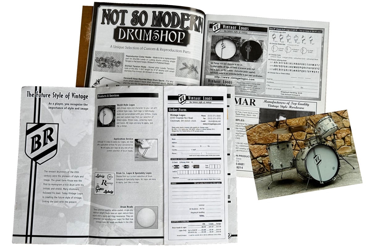 Vintage Logos mailer and magazine ads 199648