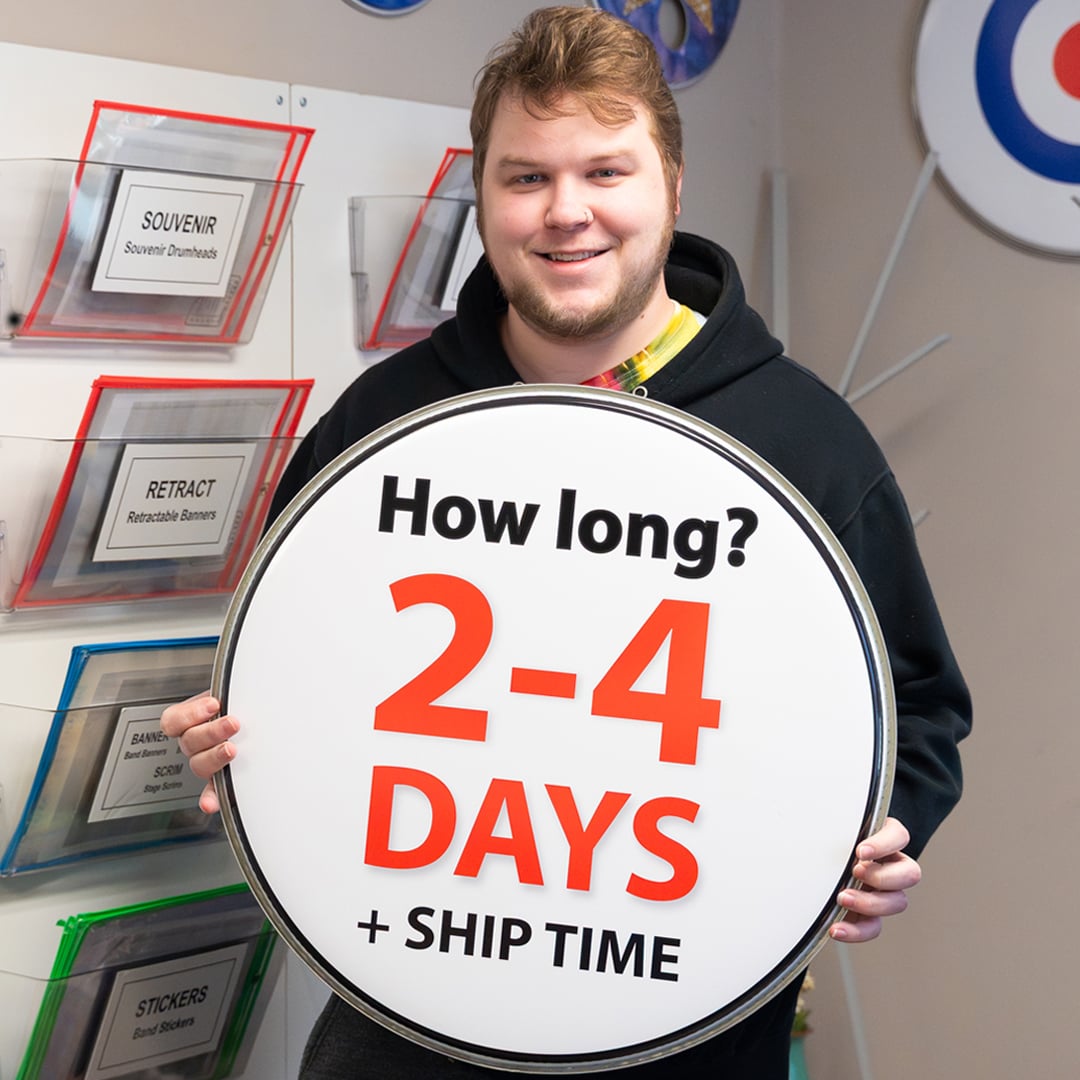 Two to four days ship time